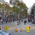 La Rambla...bardziej ruchliwa niż Tumska...i prowadzi nad morze