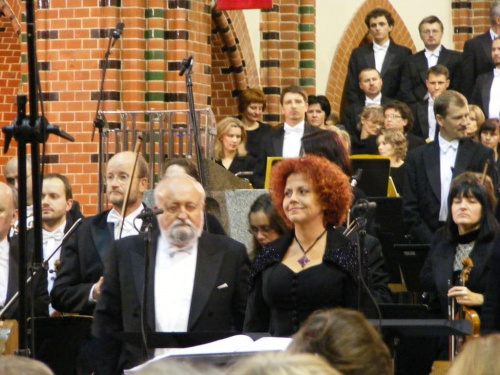 Krzysztof Penderecki i Iwona Hossa