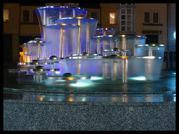 Rybnik, fontanna na Pl. Wolności #rybnik #śląsk #GórnyŚląsk
