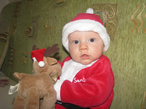 bawię się z Rudolfem :) #mikołaj