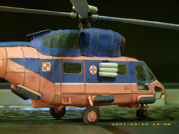 Anakonda - 1:72 - papier #modelarstwo