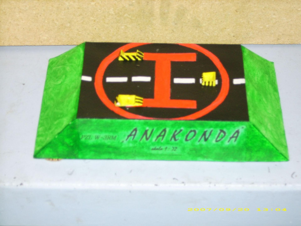 Anakonda - 1:72 - papier #modelarstwo
