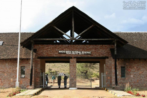 Brama wjazdowa do Parku Masai Mara w Kenii