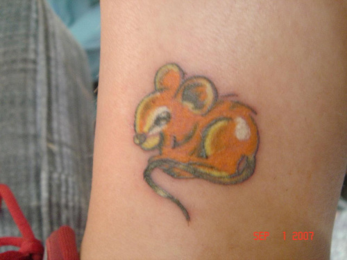Mój tatoo #tatuaż #tatoo #myszka