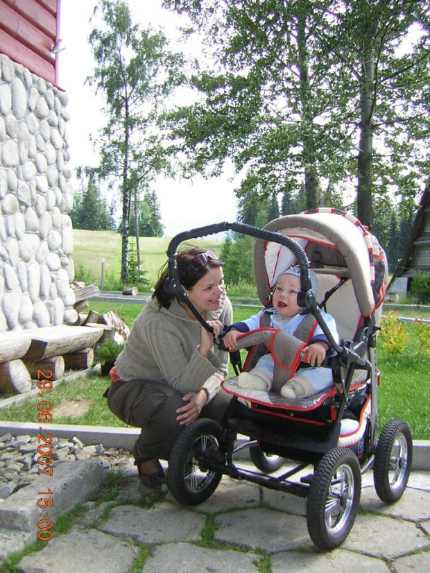 Przed Willą Marysin