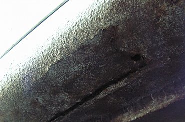 otwierający się prawy próg #fiat #bravo #korozja #próg