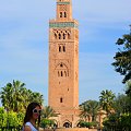 minaret Koutoubia od strony ogrodów różanych