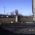 Schrony przy torach kolejowych ul. Konstantynowska most kolejowy. ŁÓDŹ