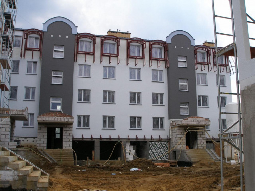 Osiedle Rajska Jabłoń w Jabłonnie, V etap w budowie, 01.07.2007