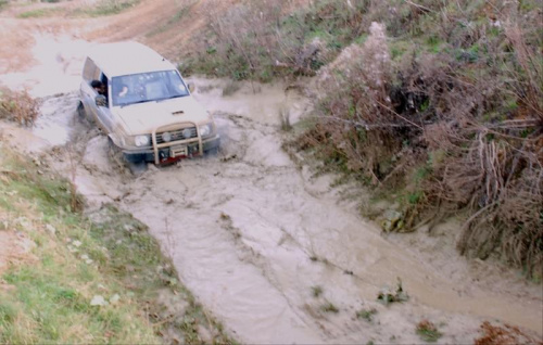 Testowanie szczelnosci.
Na tym poziomie i nieco glebszym jest OK #pajero #OffRoad