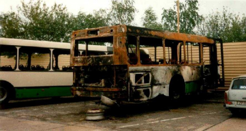 Spalona skcja b ik435 #IkarusAutobusWęgry