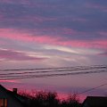 17.02.2008r. - około 17:24 (prawa część nieba) #ZachodySłońca #widoki #krajobrazy #niebo