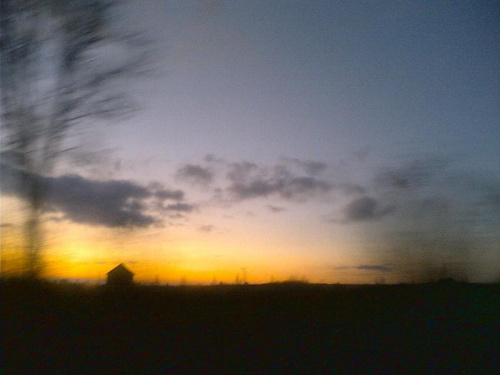 zachód słońca 31.10.2007 #ZachódSłońca