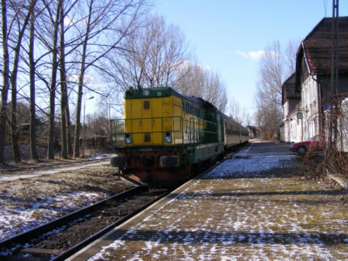 16.02.2008 Stacja Kudowa Zdrój SP32-208 z poc. ,,Kamieńczyk,, rel. Kudowa Zdrój-Poznań Główny