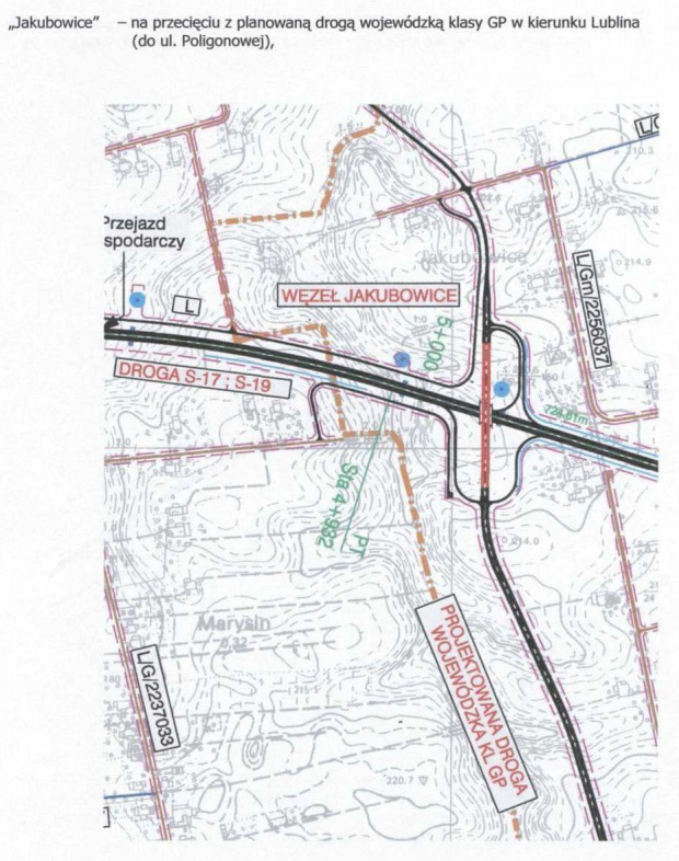 Materiały z SIWZ na projekt S17 Kurów - obw Lublina