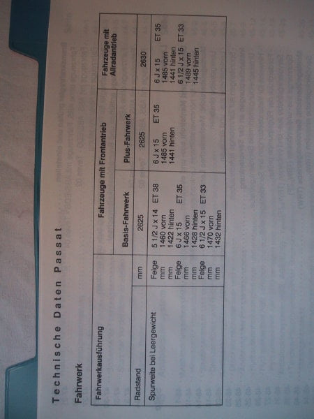 Repleitf PASSAT 88 Fahrwerk.92...4