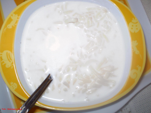 Makaron na mleku #zupa #makaron #ZupyMleczne #obiad #jedzenie #kulinaria