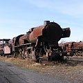 23.02.2008 Muzeum przemysłu i kolejnictwa na Śląsku Wrak Ty2-821