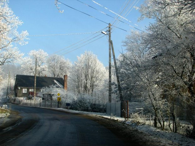 dziwiszów #przyroda #natura #zima #śnieg #krajobraz #karkonosze #JeleniaGóra