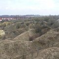 Mikołów-Mokre pozostałości z miejsca w którym wydobywano wapień. Znajduje się to na terenie ogrodu botanicznego. #Wykopalisko #Mikołów #Mokre #Śląsk #Ogród #botaniczny #wapień #krajobraz
