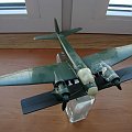 Ju-88, czyli "wielka" Luftwaffe czeka na lepsze czasy... pomalowanie :) #modele #samoloty