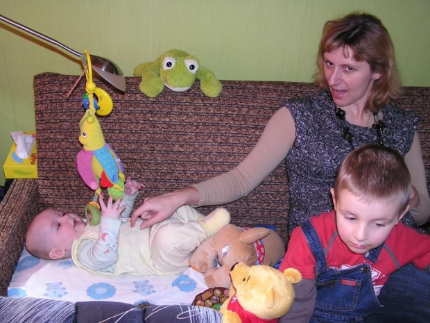 13.03.2008 - wizyta Igorka i cioci Edytki