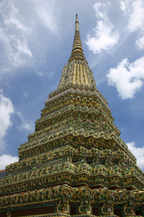 Bangkok,swiatynia Wat Pho #Tajlandia #Bangkok #SwiatyniaWatPho #chedi