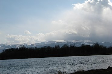 karkonosze nad wodą #przyroda #natura #krajobraz #NadWodą #jezioro #woda #widok #góry #karkonosze #JeleniaGóra #wojanów #niebo #chmury #DolnyŚląsk