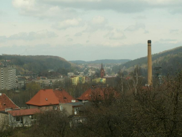 Wałbrzych. Widok na Stary Zdrój i Piaskową Górę #WspólczesnyWałbrzych