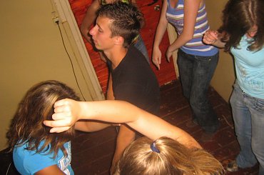 Discoteka! :D Oczywiscie w najlepszym domku! :D #impreza #biwak #szkoła #znajomi #morze