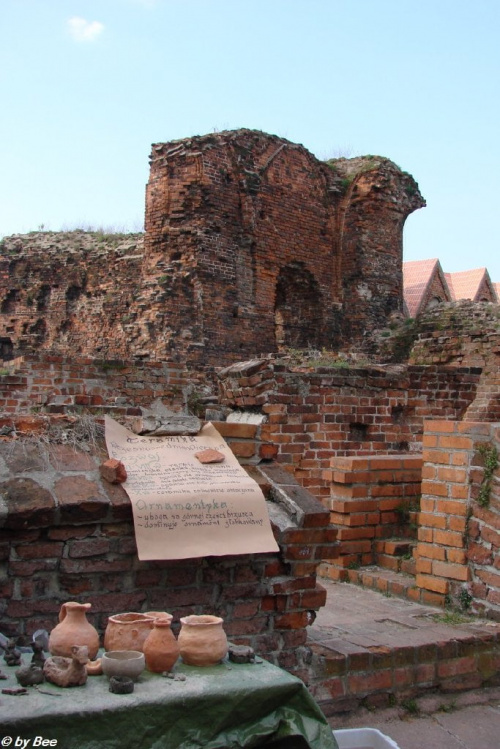 Ruiny zamku krzyżackiego w Toruniu #zamki #zwiedzanie #Toruń #Krzyżacy