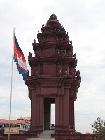 Pomnik Niepodległości (Independence Monument) w Phnom Penh