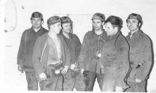 Górnicy z kopalni MATYLDA węgla kamiennego w LIPINCH Śląskich