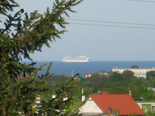 Crown Princess na Zatoce Gdańskiej #CrownPrincess #statek #Gdynia #port #Hel