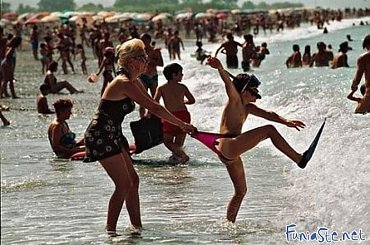 ZOSTAJESZ NA PLAŻY, POWIEDZIAŁAM!!! :] #humor #dowcip #śmieszne #smieszne