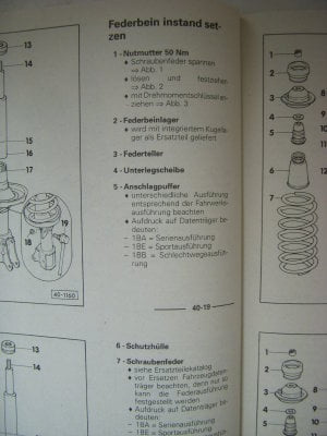 Repleitf AUDI B4 Fahrwerk Front 95 ...11