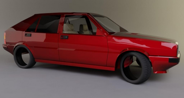 Lancia Delta - model 3D