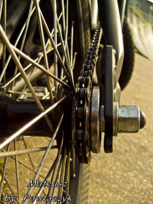 #Rower #BMX #łańcuch #wolnobieg #śruba #szprychy
