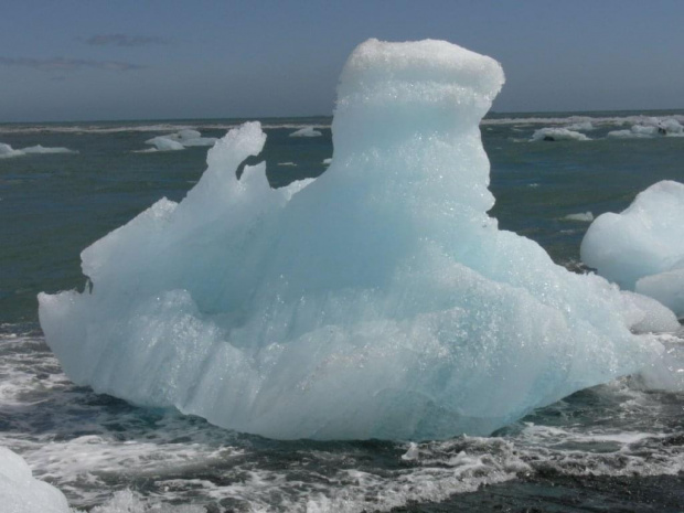 Jökulsárlón. Jezioro lodowcowe. ISLANDIA POŁUDNIOWA