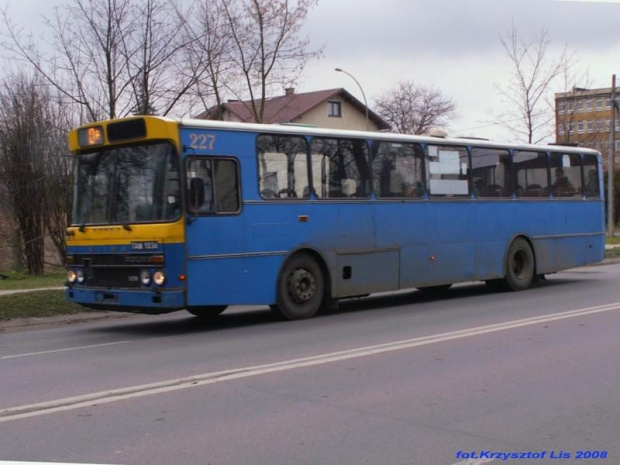 MPK Tarnów #227. 8 lutego 2008. Linia 0A.