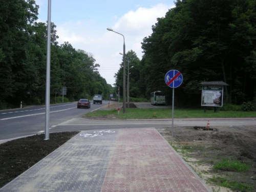 2008-07-11 Ścieżka rowerowa na przedłużeniu obwodnicy Puław