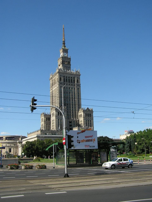 Pałac Kultury i Nauki #budowla #Warszawa #centrum