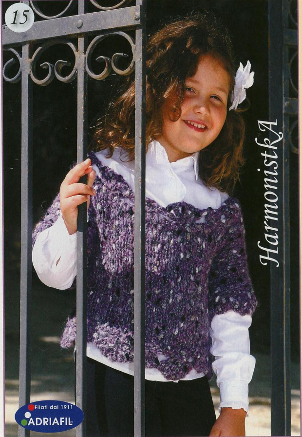 Dama w swetrze 2008/03 #RobótkiRęczne #szydełko #swetry #tuniki #chusty #topy