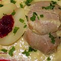 Golonki z indyka w sosie gruszkowo-imbirowym .Przepisy na : http://www.kulinaria.foody.pl/ , http://www.kuron.com.pl/ i http://kulinaria.uwrocie.info #golonka #indyk #imbir #gruszki #DrugieDanie #obiad #jedzenie #kulinaria #gotowanie