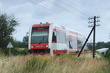 Szynobus (SA 132 - 001), okolice Lubonia (Wielkopolska), 09.08.2008, trasa Poznań - Wolsztyn #PojazdySzynowe #szynobus #kolej #kolejnictwo #lokomotywy