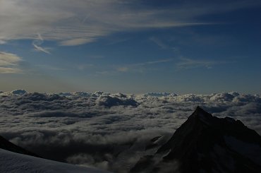 Góry, chmury... #wakacje #góry #Alpy #lodowiec #treking #Szwajcaria #Weissmies