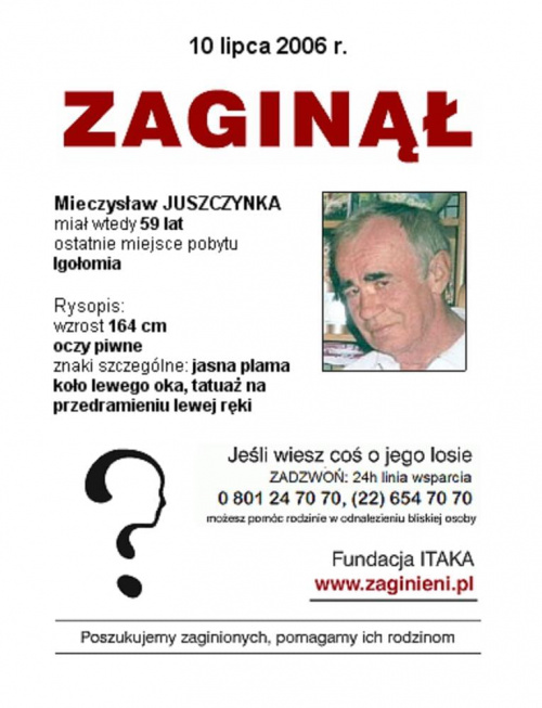 #apel #ITAKA #PLAKAT #pomóż #MieczysławJuszczynka #AkcjaPlakat #Igołomia #małopolskie
