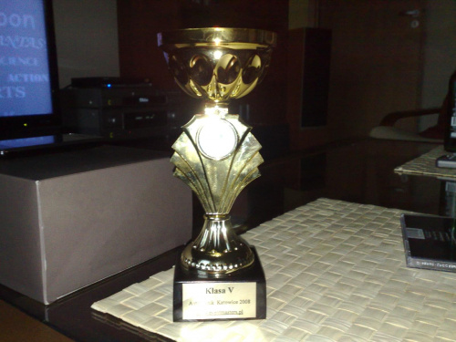 pierwsze trofeum :)