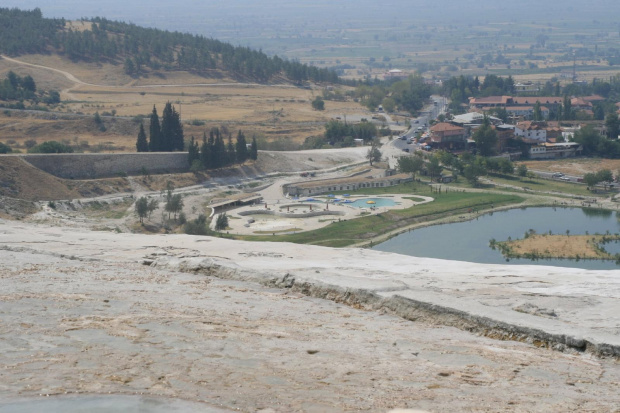 Pamukkale - tarasy wapienne, ścieżka południowa