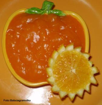 Kisiel -jesienna witaminka..Przepisy na : http://www.kulinaria.foody.pl/ , http://www.kuron.com.pl/ i http://kulinaria.uwrocie.info #kisiel #marchew #pomarańcza #deser #podwieczorek #jedzenie #gotowanie #kulinaria #PrzepisyKulinarne